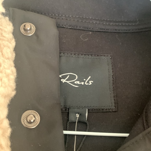 Rail Cream leopard mix Sherpa and Faux fur jacket - Picture 4 of 7